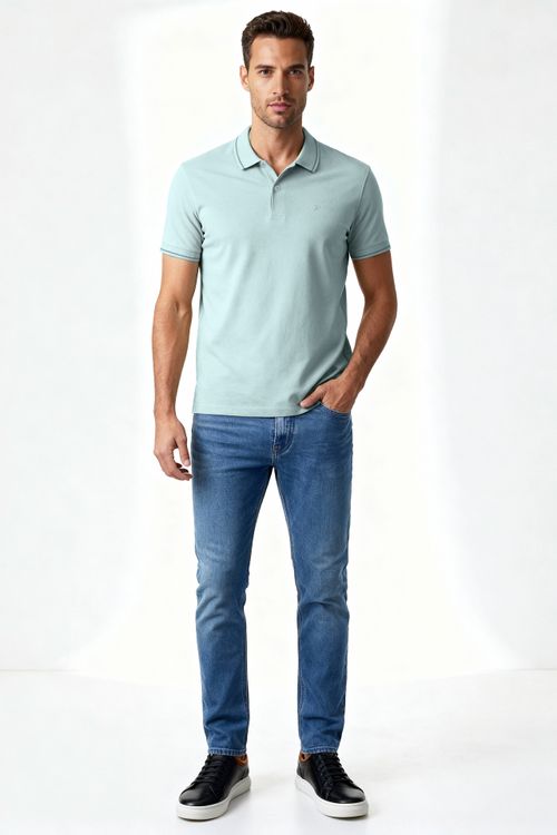 Camiseta Masculina Gola Polo Piquet