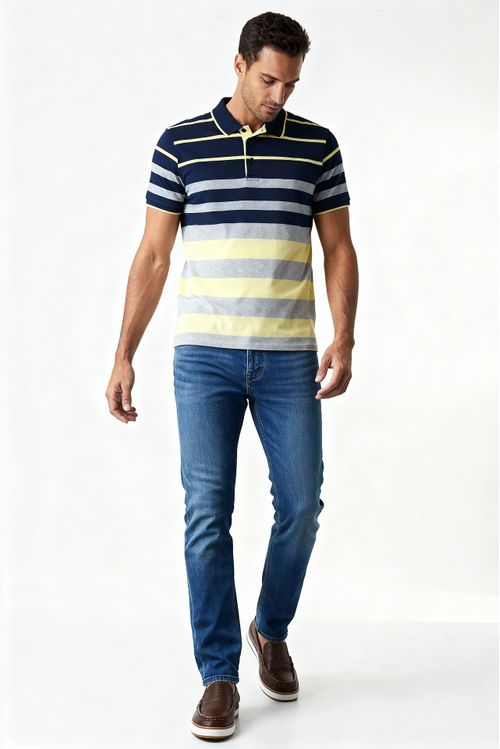 Camiseta Masculina Gola Polo Manga Curta