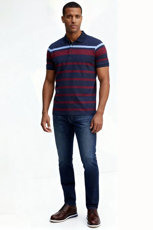 Camiseta Masculina Gola Polo Manga Curta