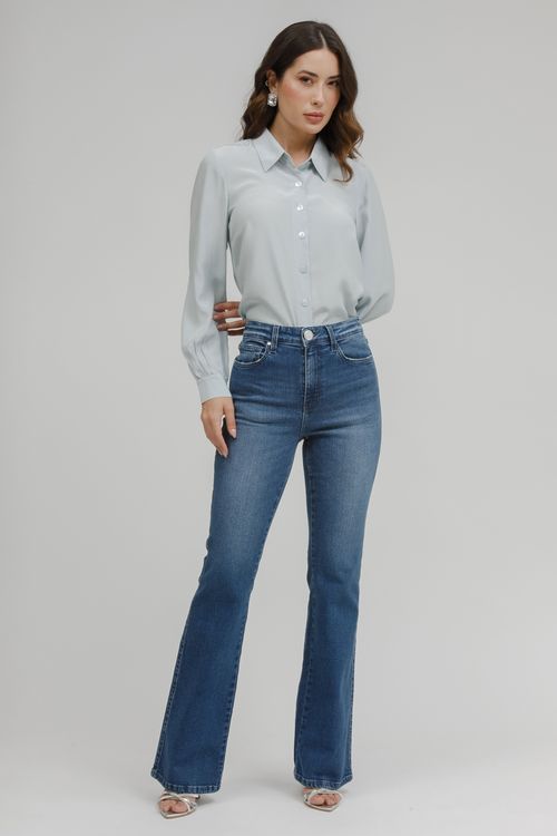 Calça Feminina Jeans Luciana Bootcut