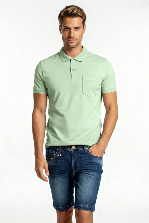 Camiseta Masculina Gola Polo Manga Curta