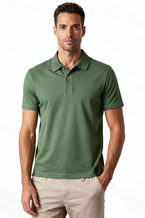 Camiseta Masculina Gola Polo Manga Curta