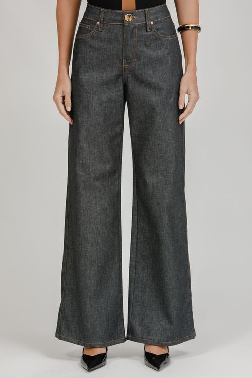 Calça Feminina Jeans Wide Leg