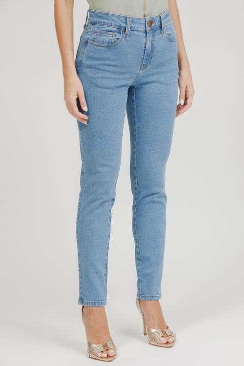 Calça Feminina Jeans Básica Isabela - Jeans Claro