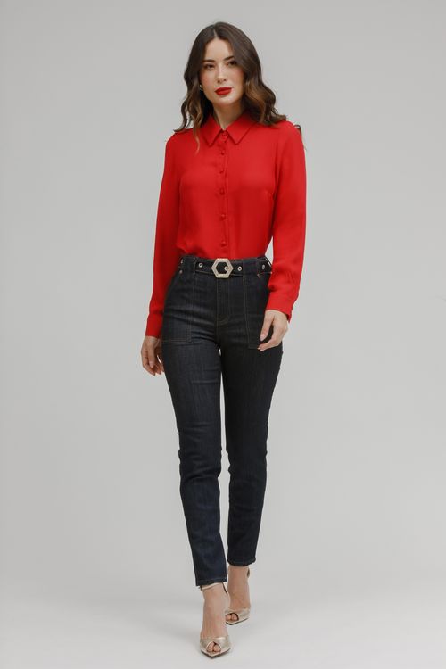 Camisa Feminina Crepe Viscose