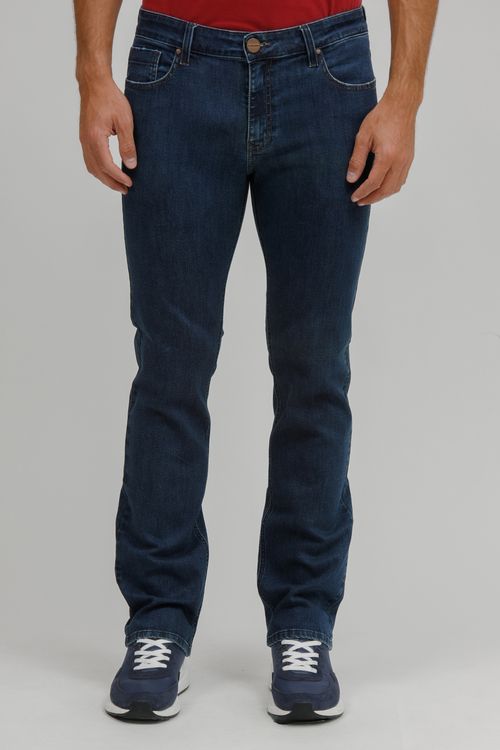 Calça Masculina Jeans gustavo Skinny - Jeans Médio