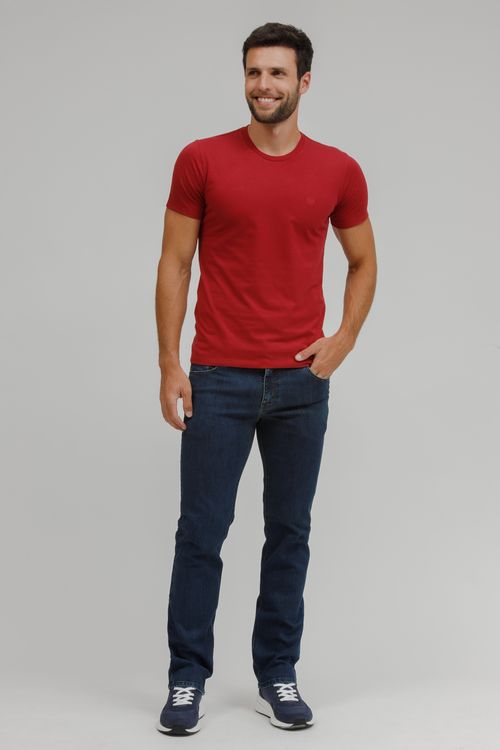 Calça Masculina Jeans gustavo Skinny - Jeans Médio