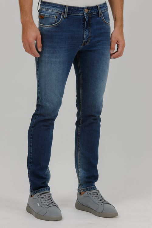 Calça Masculina Jeans Mid Reta - Jeans Médio
