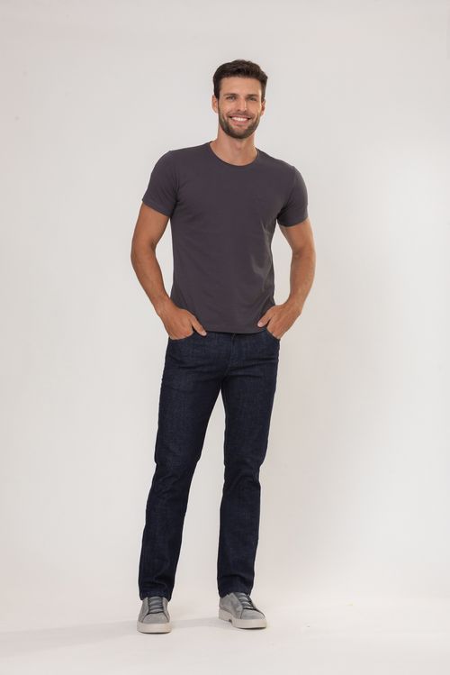 Calça Masculina Jeans Lucas Slim - Jeans Escuro
